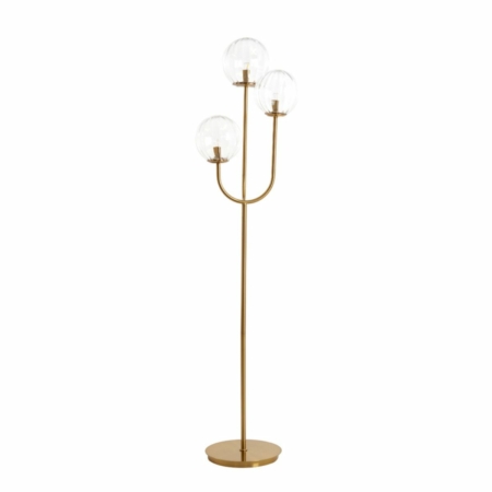 ZES10 Magdala vloerlamp 3-lamps metaal goud