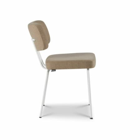 DYYK Ted eetkamerstoel wit new wool stone - Afbeelding 3