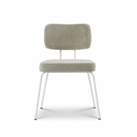 DYYK Ted eetkamerstoel wit portofino multigrey - Afbeelding 3