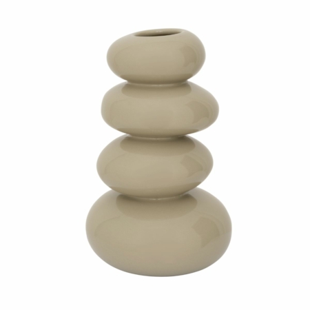 Urban Nature Culture Pebbles vaas keramiek spray green