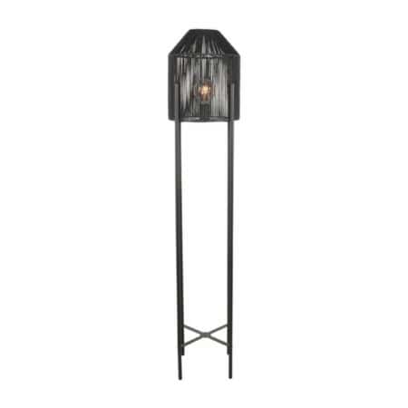 LABEL51 Ibiza vloerlamp jute zwart - Afbeelding 3