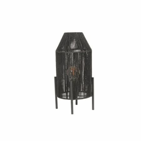 LABEL51 Ibiza tafellamp jute zwart - Afbeelding 3