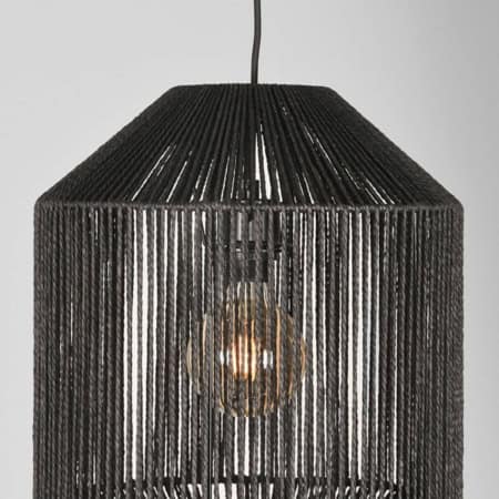 LABEL51 Ibiza hanglamp cilinder 1-lichts zwart - Afbeelding 3