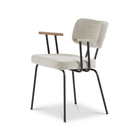 DYYK Ted eetkamerstoel met armleuning portofino multigrey - Afbeelding 3