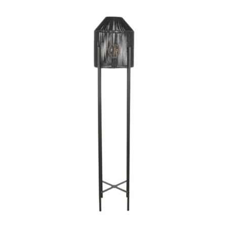 LABEL51 Ibiza vloerlamp jute zwart - Afbeelding 5