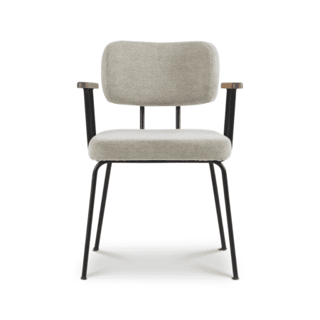 DYYK Ted eetkamerstoel met armleuning portofino multigrey - Afbeelding 6