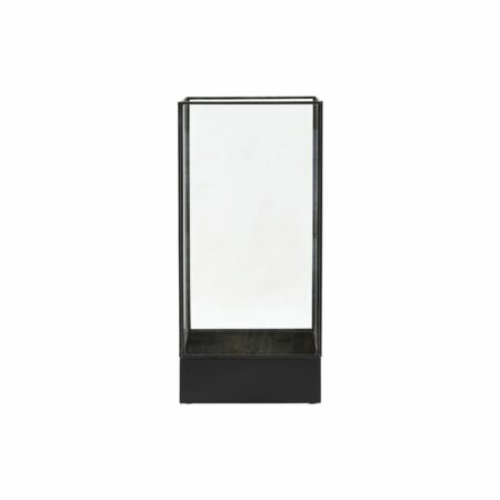 Housedoctor Plant display box glas metaal zwart large
