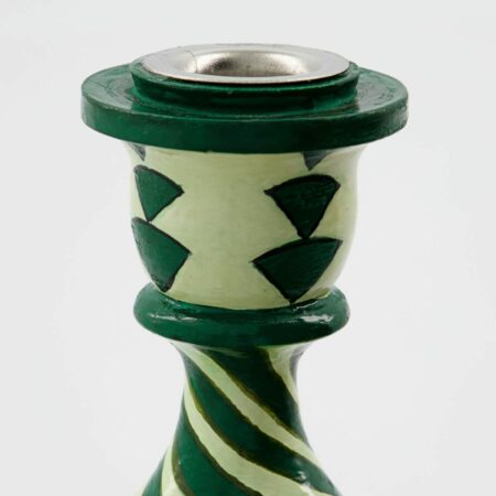 Housedoctor Sats kandelaar hout groen