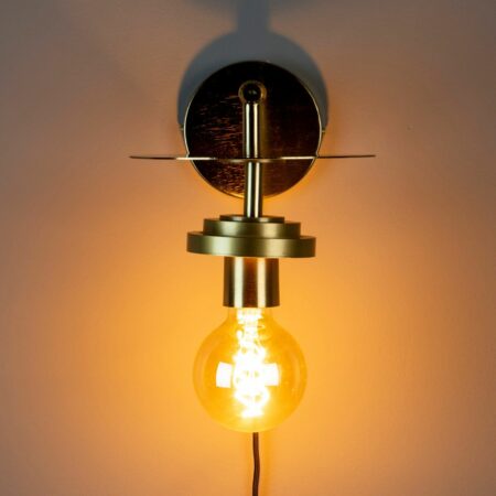 DutchBone Aden wandlamp metaal antique brass