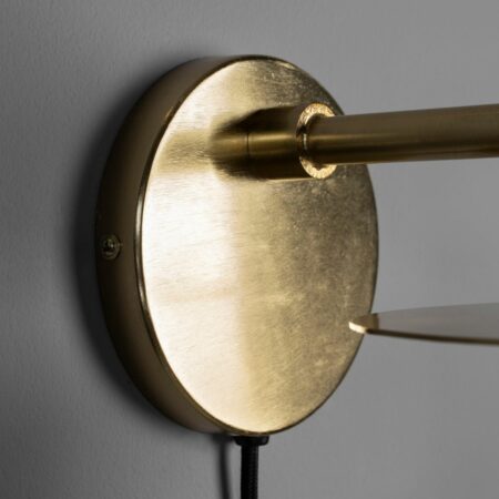 DutchBone Aden wandlamp metaal antique brass