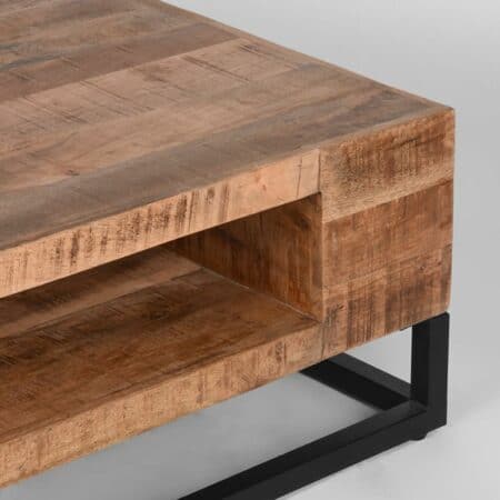 Cube salontafel - mangohout - Afbeelding 3