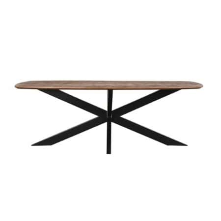Zane eettafel - espresso mangohout 160cm - Afbeelding 3