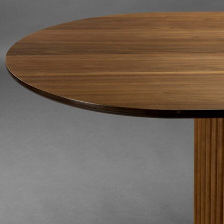 Dutchbone Barlet eettafel - walnut 200-240cm - Afbeelding 4