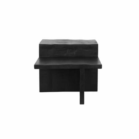 Skip salontafel - zwart mangohout (T) - Afbeelding 4
