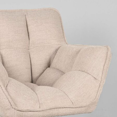 Ian Draaifauteuil - naturel boucle - Afbeelding 6