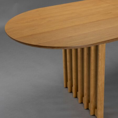 Dutchbone Barlet eettafel - eikenhout 200-240cm - Afbeelding 6