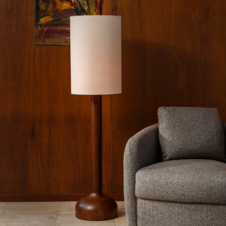 Dutchbone Jones vloerlamp - stof beige - Afbeelding 7