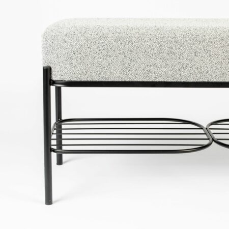 Bench Milou - stof grijs - Afbeelding 8