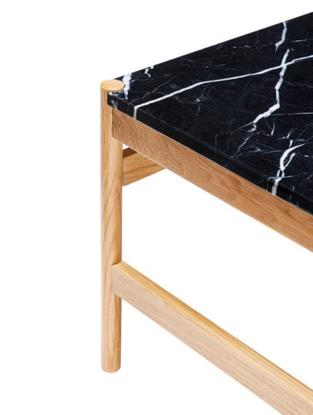 Hübsch Rauw salontafel medium - naturel zwart - Afbeelding 4
