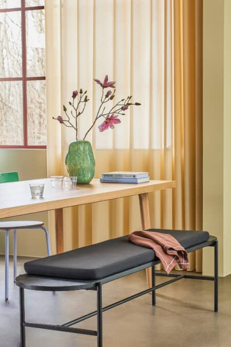 Hübsch bankje - Norm Bench zwart - Afbeelding 2