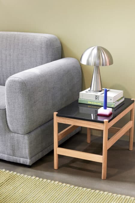 Hübsch Rauw salontafel Small - naturel zwart - Afbeelding 7